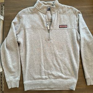 Vineyard Vines gray quarter zip sweatshirt